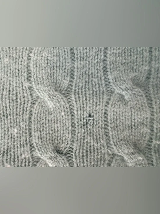 Vtg Polo Ralph Lauren Cashmere Cable Knit Cardigan Mint Green Size 40 Med READ - Picture 5 of 12